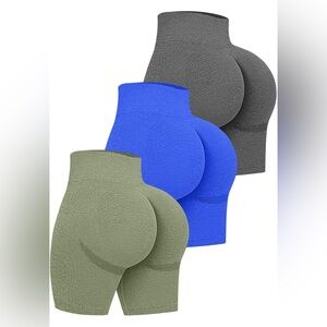 NWT OQQ | Women’s 3PCK Yoga Workout Shorts | S